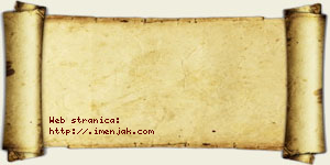 Kristina Živaljević vizit kartica